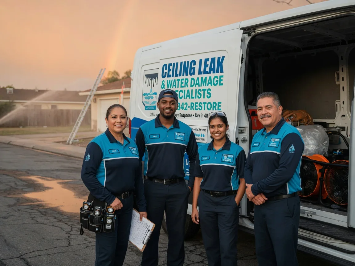 Ceiling Leak Cleanup company in Plover, IA