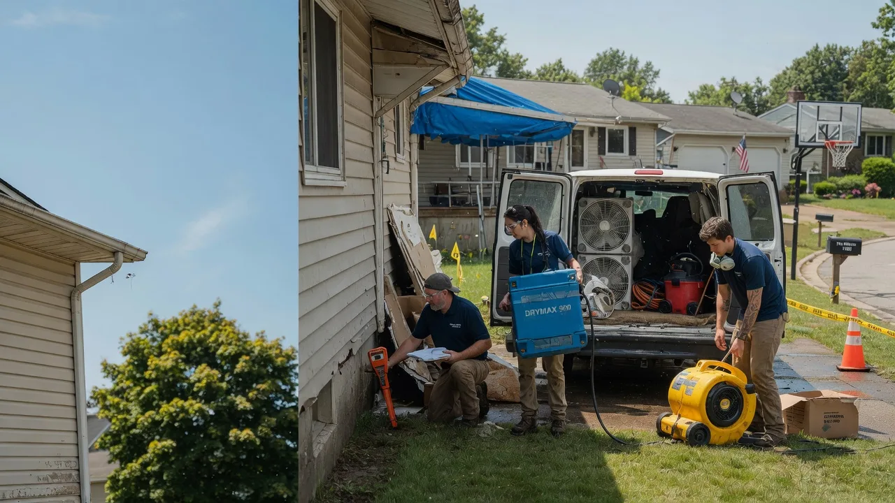 Ceiling Leak Cleanup in Plover, IA near me